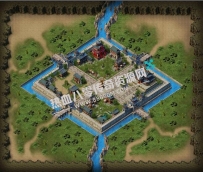 独立城池-精美地砖传奇地图素材