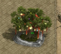高清传奇NPC素材财神树,大树,坐标齐全,PNG格式