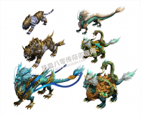 传奇高清怪物素材，盛大标准动作，坐标齐全GW902617